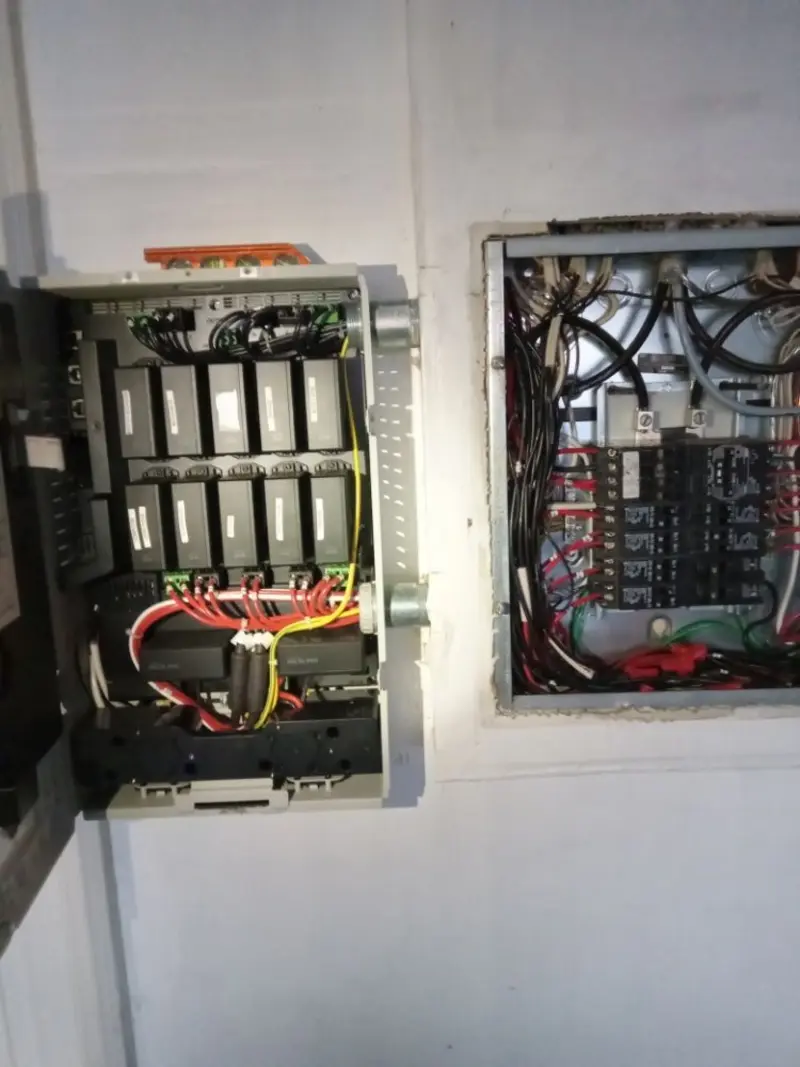 Electrical panel upgrade completed for Commercial Electrician Services in Nowata